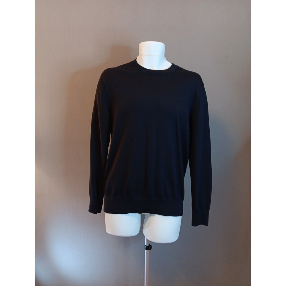 No8  No 8 H&M men‎ wool jamper crew neck sweater Black Size Medium